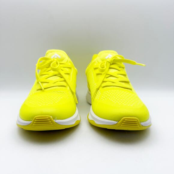 FitFlop Womens VITAMIN FFX Sports Sneakers US 7 Yellow Glow-in-the-Dark Knit NIB - Picture 10 of 13